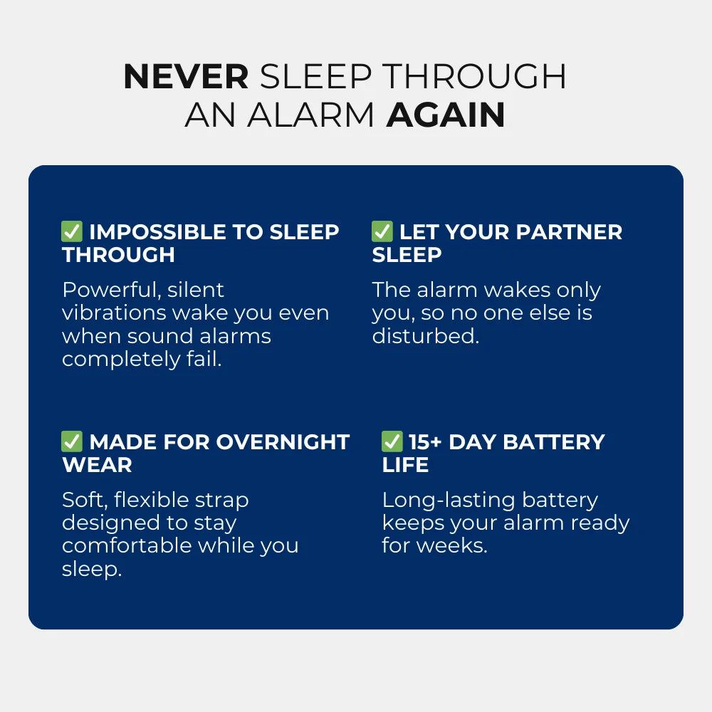 Vibro Band - Silent Vibrating Alarm for Adults