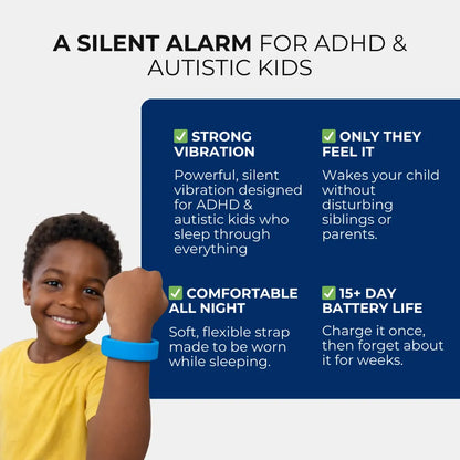 Vibro Band - Silent Vibrating Alarm for Kids & Teens